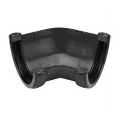 Anthracite Round 135 Degree Gutter Angle