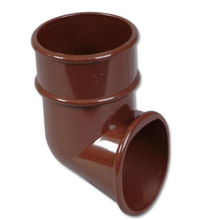 Brown Round Down Pipe Shoe