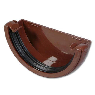 Brown Round External Stop End