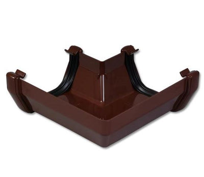 Brown Square 90 Degree Gutter Angle RAS1