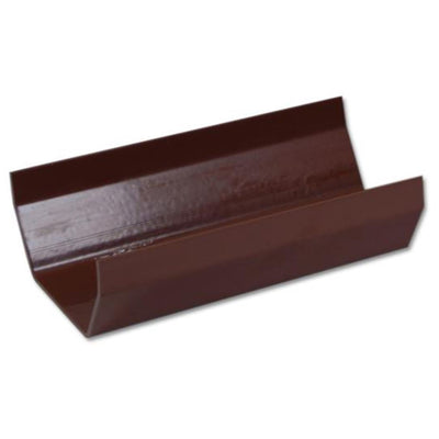 Brown Square Gutter 4mt Length RGS4