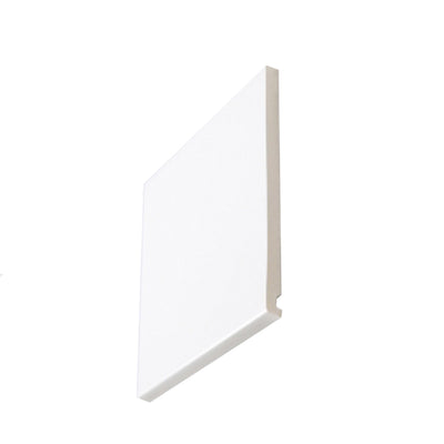 White UPVC Flush Fit 16mm Fascia Board 5mt