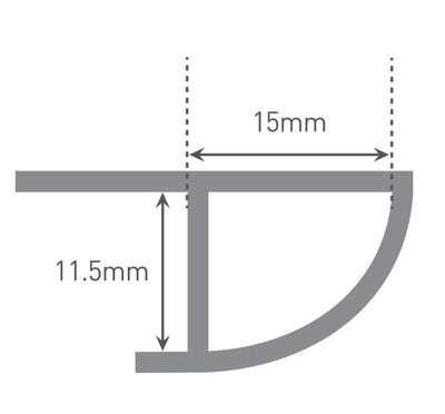 Multipanel Type E Quadrant End Cap