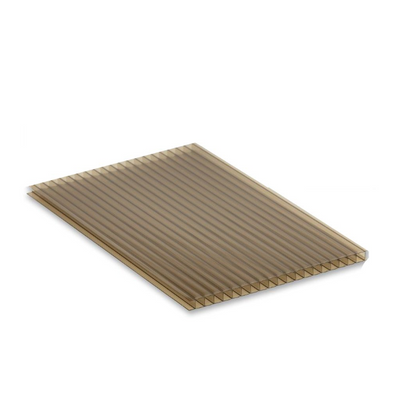 10mm Bronze Twinwall Polycarbonate Roof Sheet