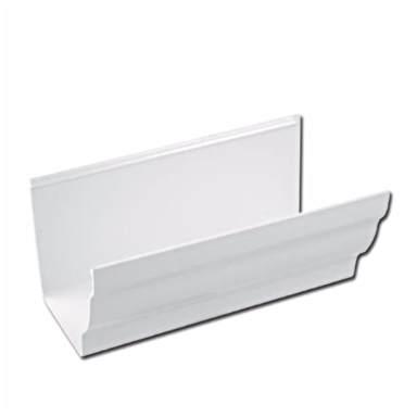 White Ogee Gutter 4mt RGN4