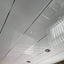 White Gloss Single Chrome Ceiling Panel 4500mm x 250mm