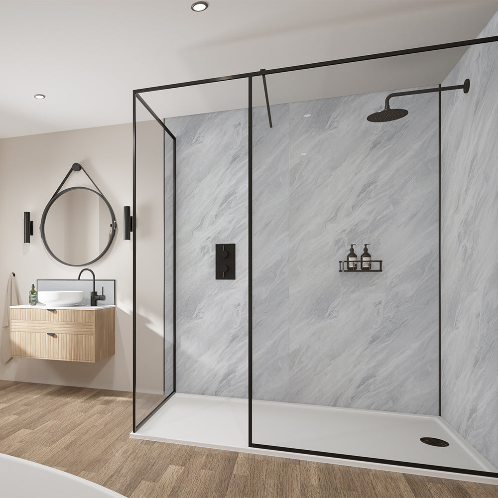 Brera Marble Mermaid Bathroom & Shower Wall Panel