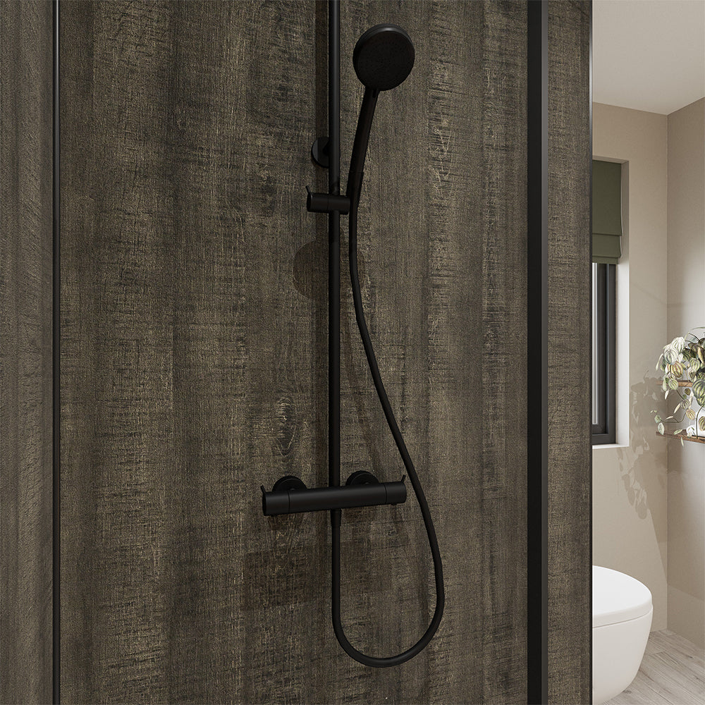 Charred Elm Mermaid Bathroom & Shower Wall Panel