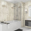 Cream Stone Mermaid Bathroom & Shower Wall Panel