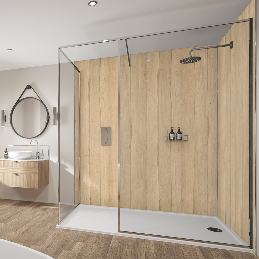 English Oak Mermaid Bathroom & Shower Wall Panel