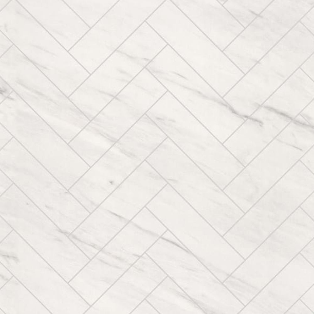 Levanto Marble Multipanel Herringbone Tile Panel