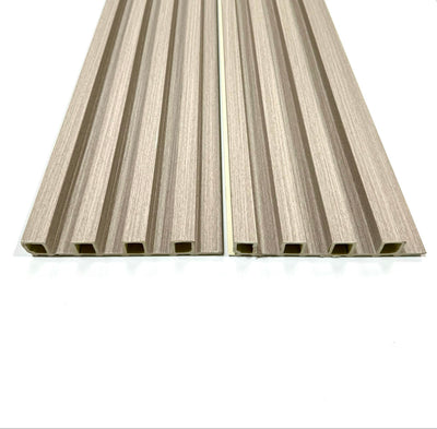 Slat-Wall PVC Wall Panel Amel Grey