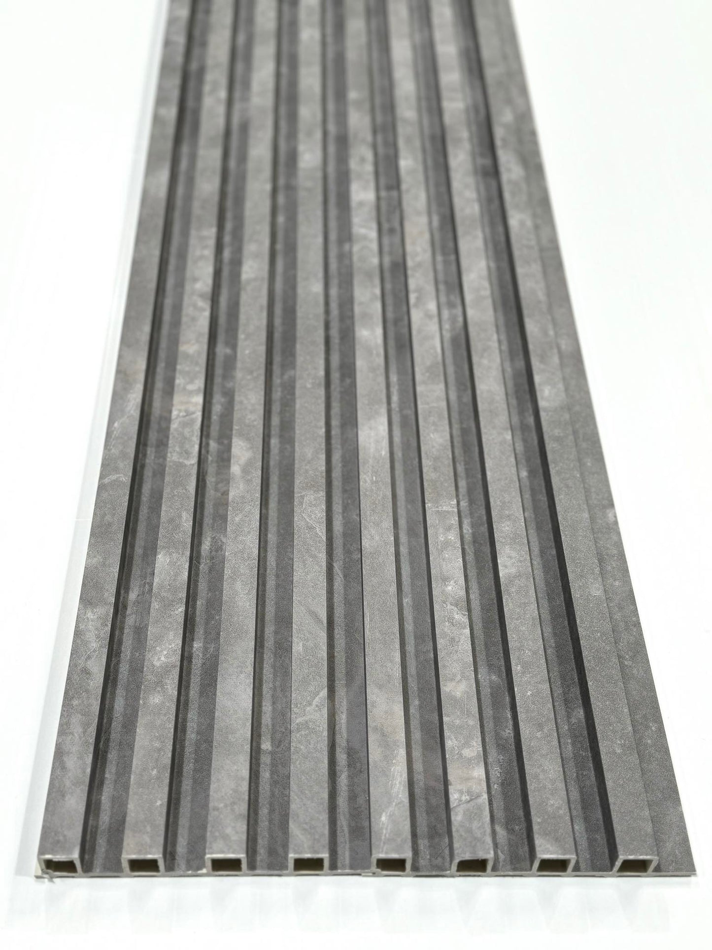 Slat-Wall PVC Wall Panel Cement Grey