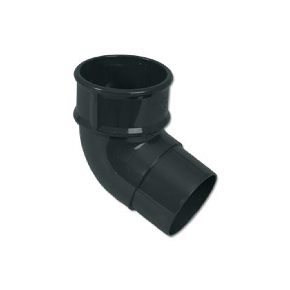 Anthracite Round Downpipe Bend 112 Degree – Rotherham Building Plastics Ltd