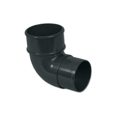 Anthracite Round Downpipe Bend 90 Degree