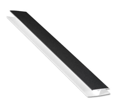 Soffit Board Joint Strip Black Ash 5mt