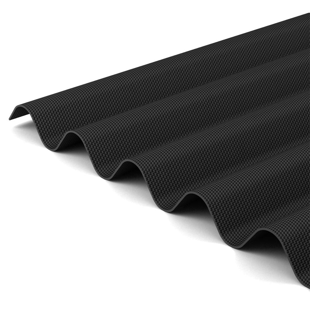 Black Corrugated Bitumen Sheet