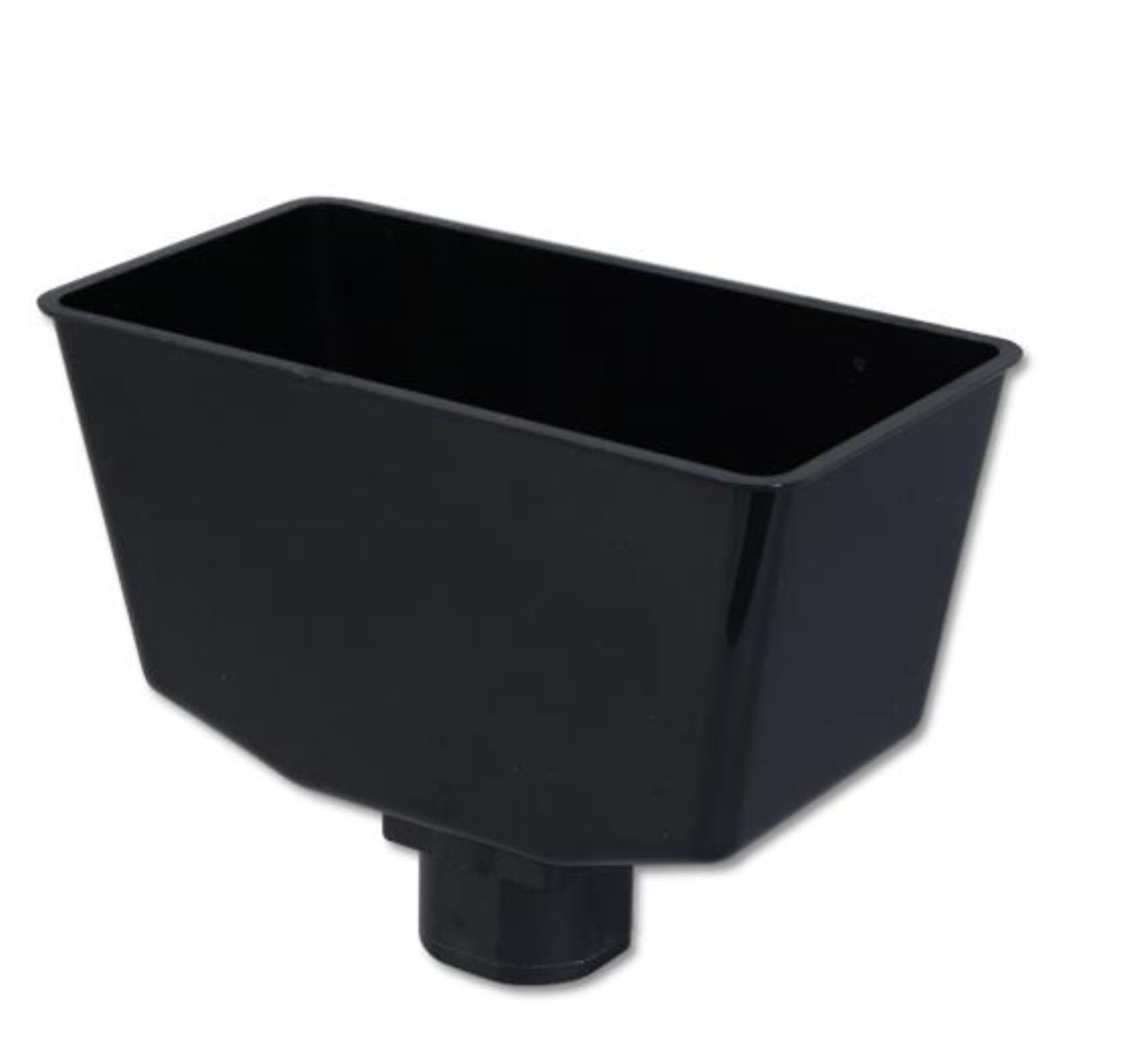 Black Downpipe Hopper RHS1