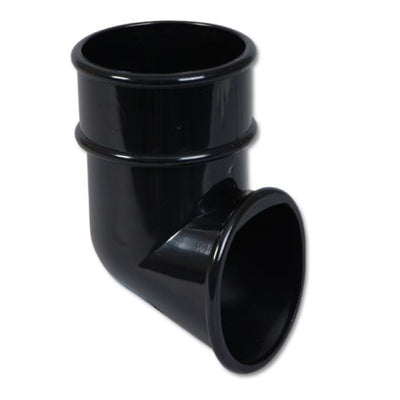 Black Round Down Pipe Shoe