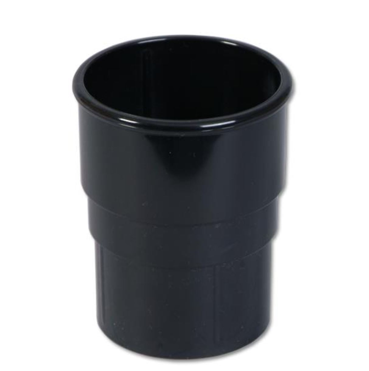 Black Round Downpipe Socket