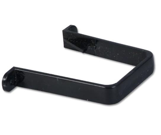 Black Square Downpipe Clip 65mm RCS1