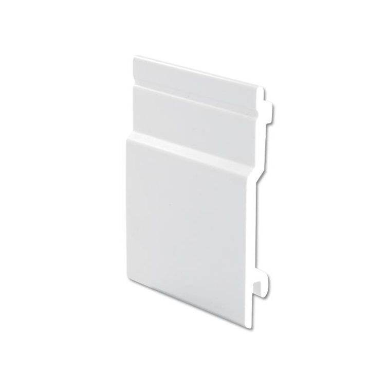 White 100mm Open V Cladding uPVC