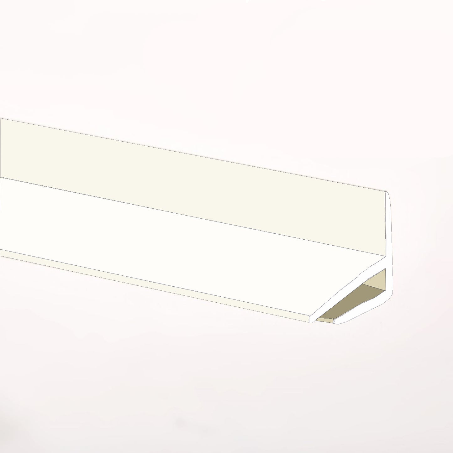 Hygienic Wall Cladding White External Corner Joint