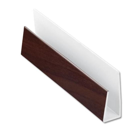 Soffit Board Starter Trim Rosewood 5mt