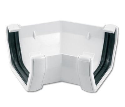 White Square 135 Degree Gutter Angle RAS2